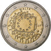 Malta, 2 Euro, 30 Years of European Union Flag, 2015, Bi-metallico, SPL
