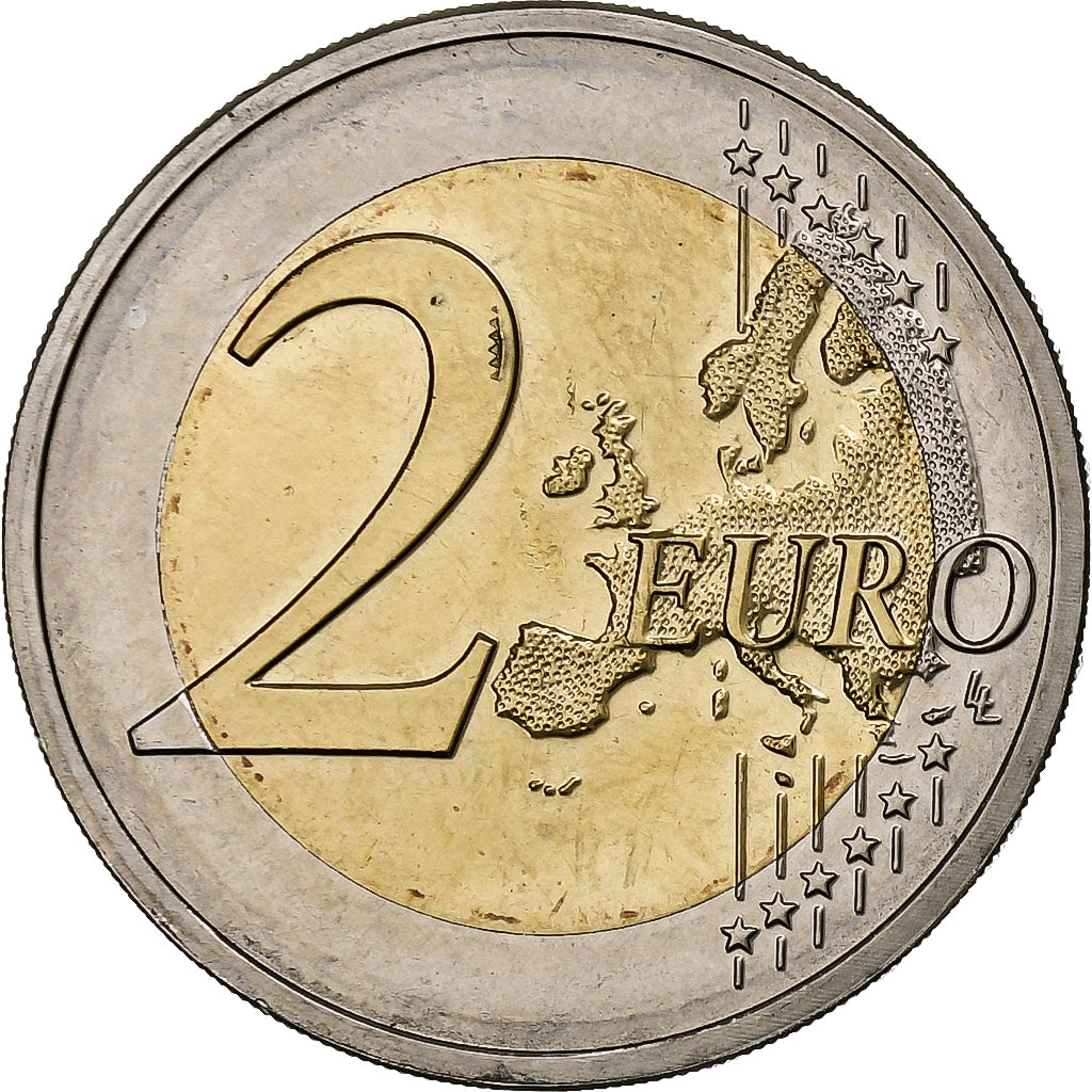 Malta, 2 Euro, 30 Years of European Union Flag, 2015, Bi-metallico, SPL