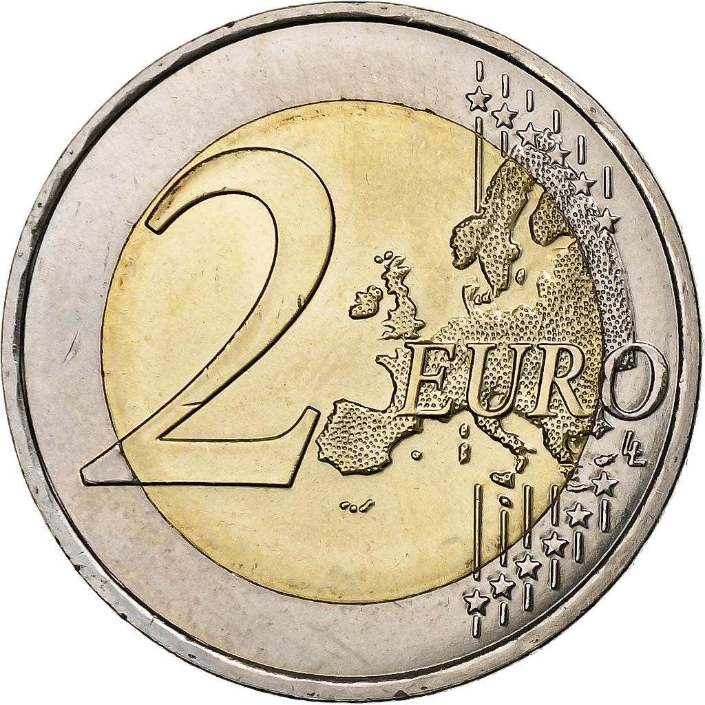 Monaco, 2 Euro, Admission to the United Nations, 2013, Paris, Bi-Metallic