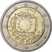 Latvia, 2 Euro, 30 ans   Drapeau européen, 2013, Vilnius, Bi-Metallic, UNZ
