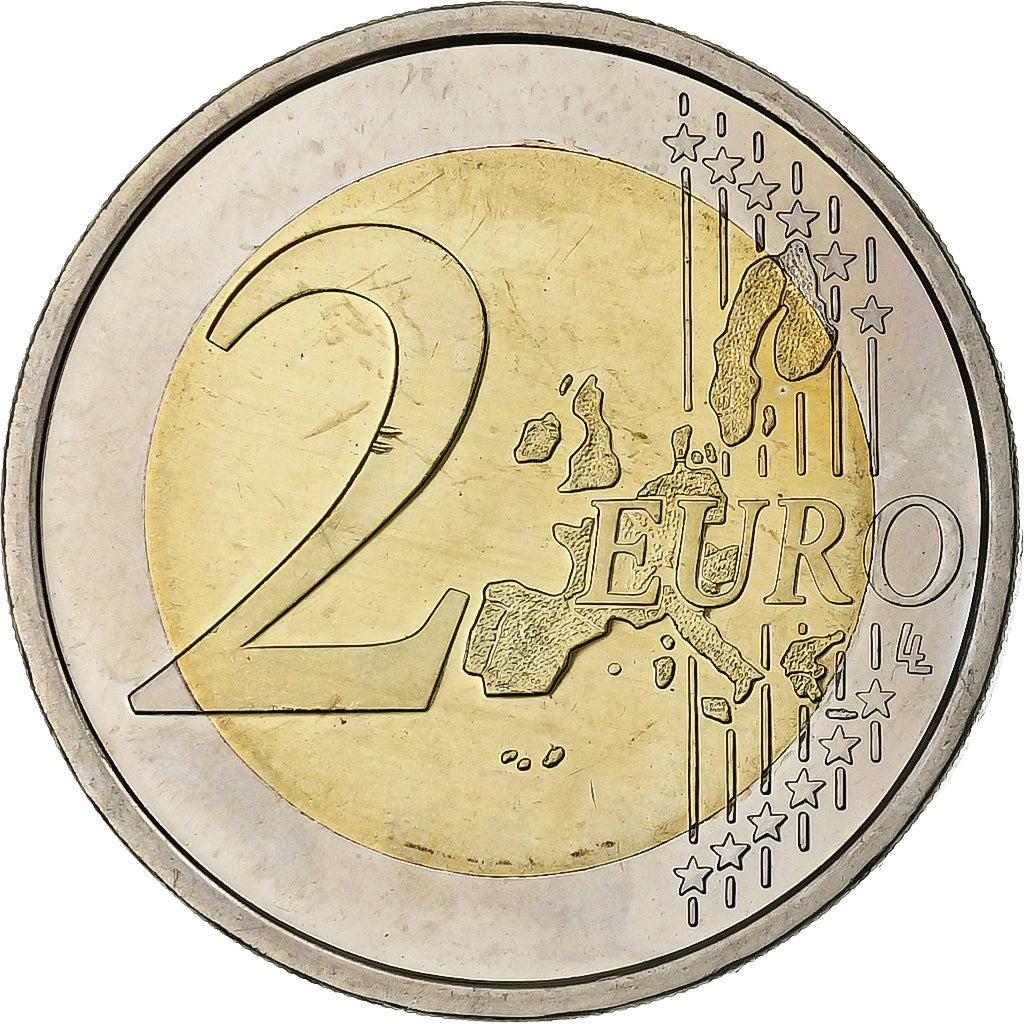 Luxembourg, 2 Euro, 25th Birthday of Guillaume, 2006, Bi-Metallic, MS(63)