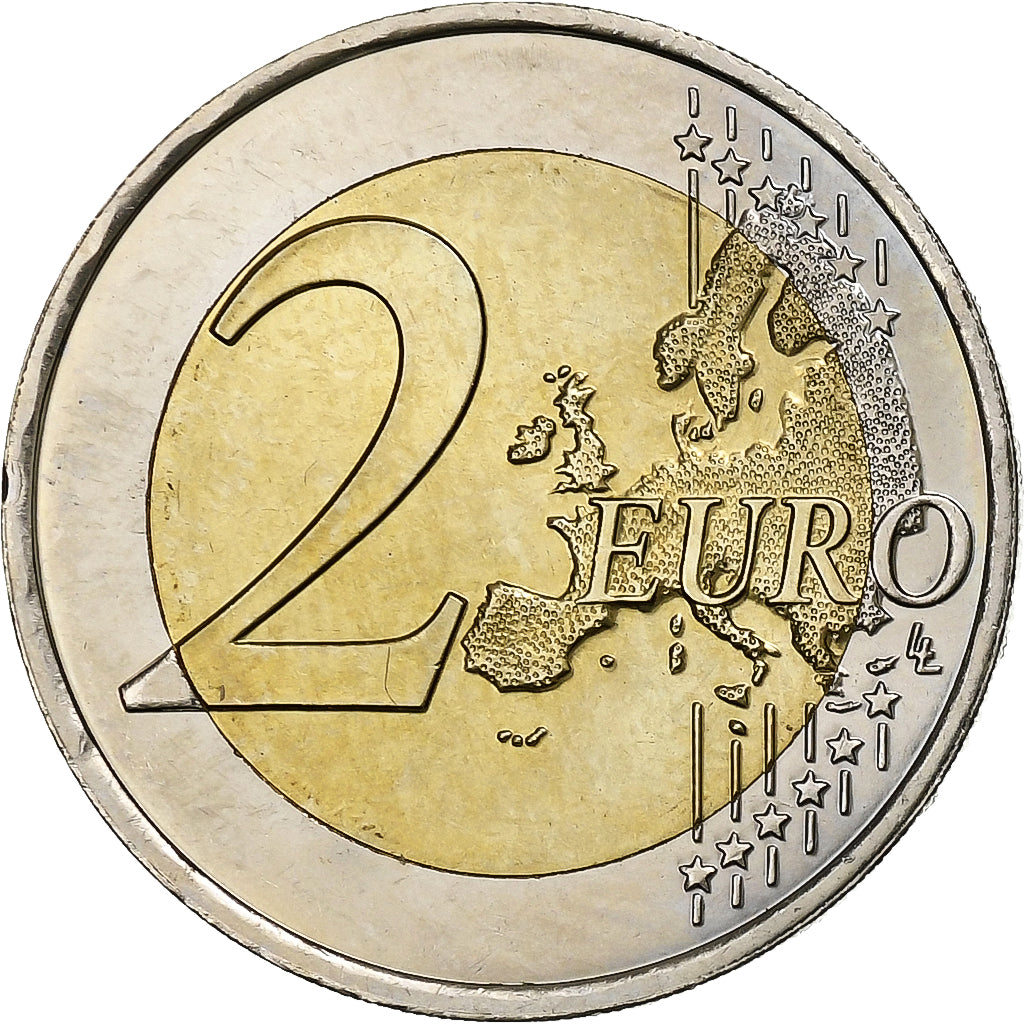 Luxemburgo, 2 Euro, Henri I Palais Grand-Ducal, 2007, Bimetálico, MS(63)