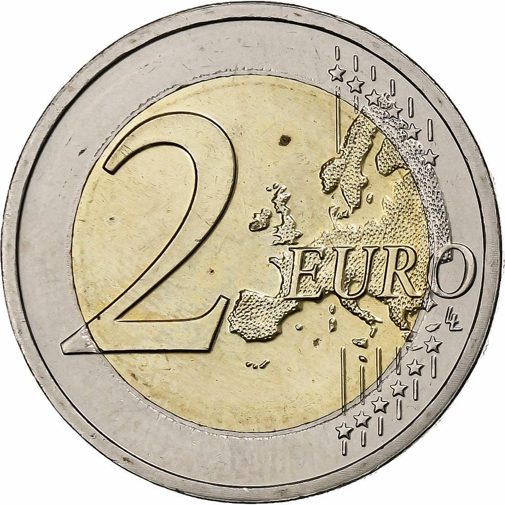 Luxemburg, 2 Euro, 175 Years of the Nation, 2014, Utrecht, Bi-Metallic, UNZ