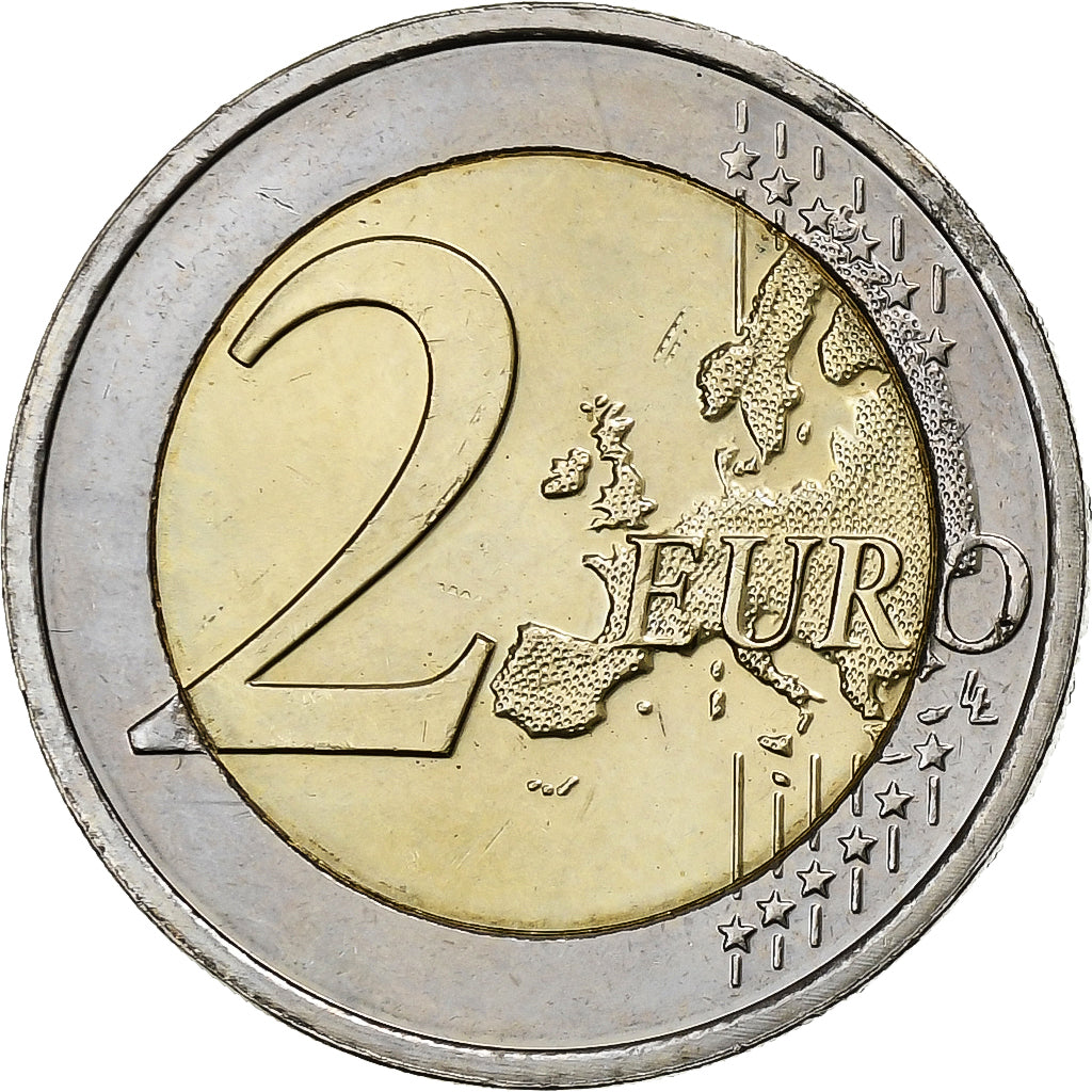 Luxemburgo, 2 Euro, 30 Years of European Union Flag, 2015, Utrecht, Bimetálico