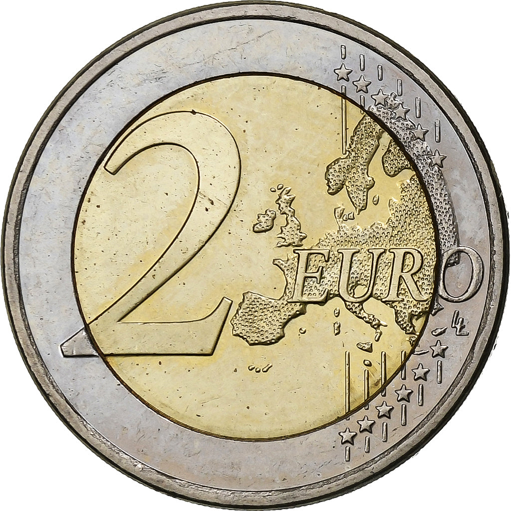 Estonie, 2 Euro, Map of Estonia, 2011, Bimétallique, SPL