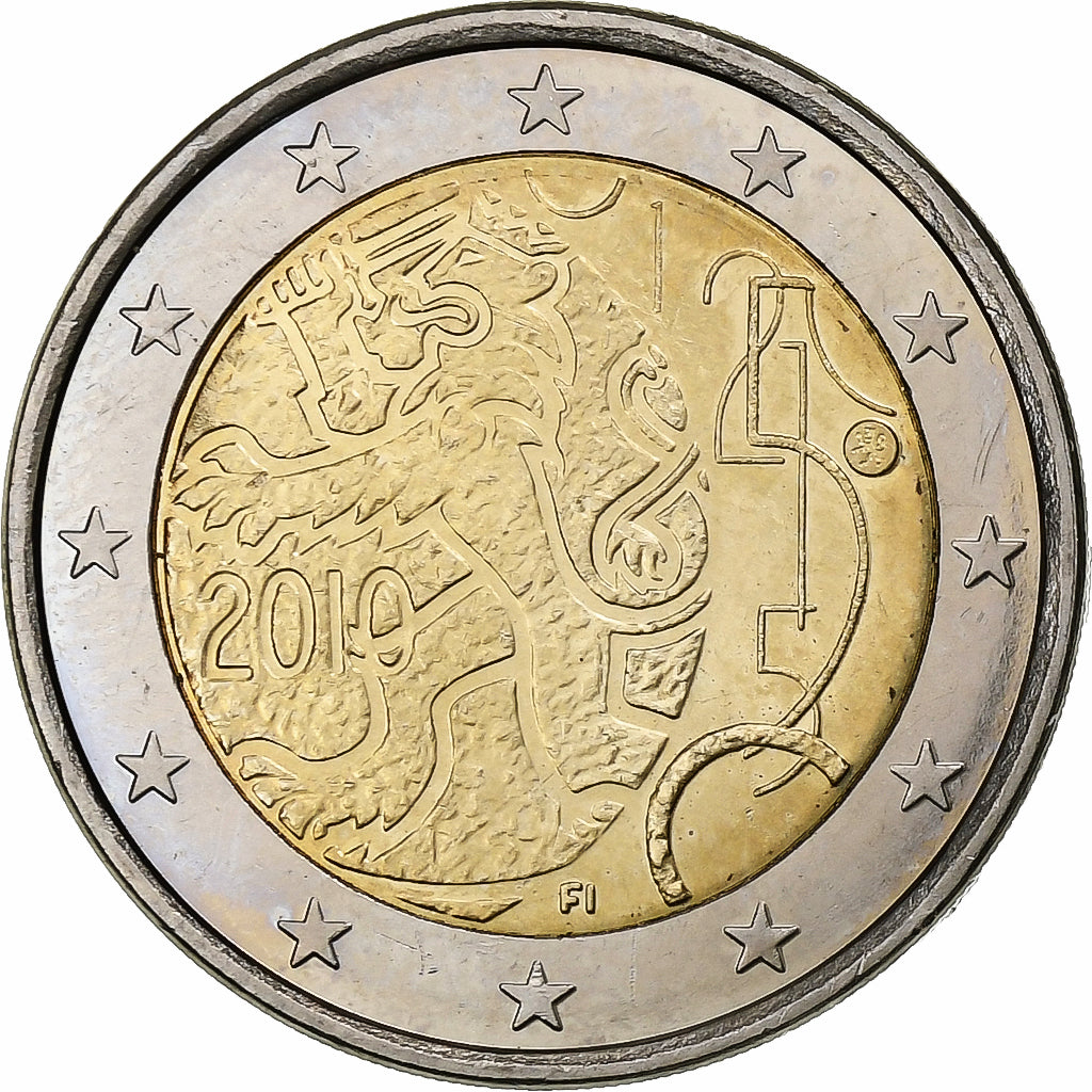 Finlandia, 2 Euro, Rahapaja - Mark, 2010, Vantaa, Bi-metallico, SPL