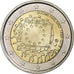 Finland, 2 Euro, European Union Flag, 2015, Vantaa, Bi-Metallic, UNC-