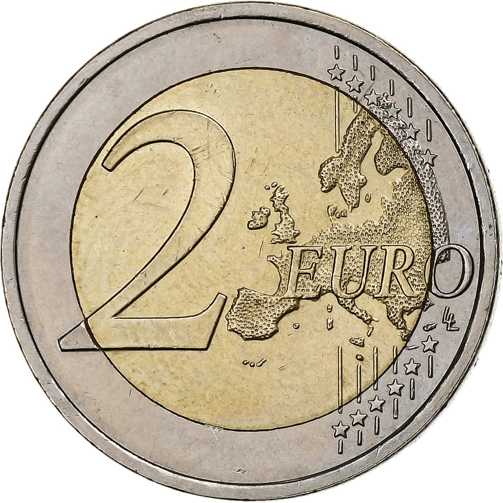 Eslovénia, 2 Euro, The poet France Prešeren, 2007, Vantaa, Bimetálico, MS(63)