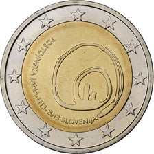 Slovenia, 2 Euro, Postojna Cave, 2013, Kremnica, Bi-Metallic, MS(63)