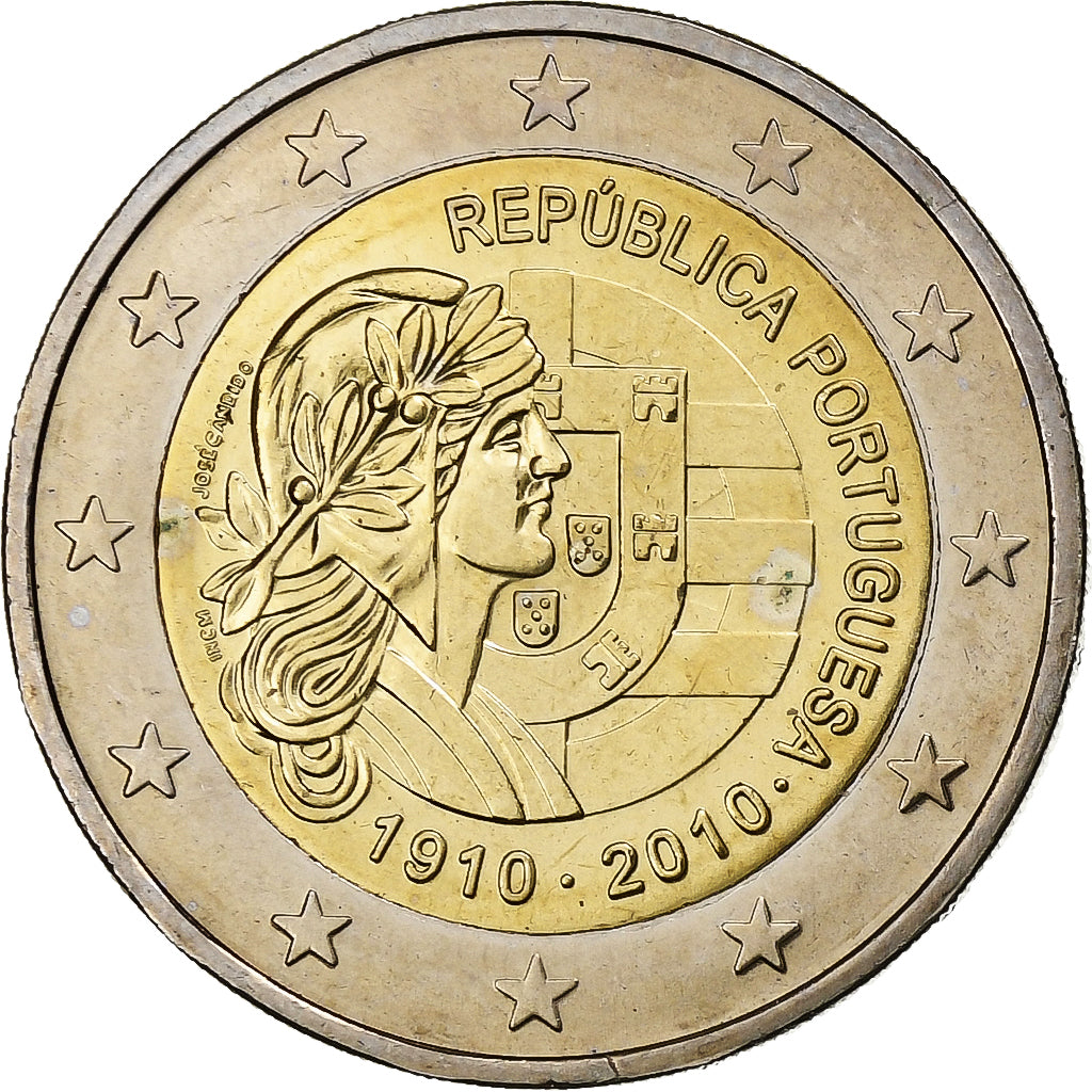 Portogallo, 2 Euro, Portuguese Republic, 2010, Lisbon, Bi-metallico, SPL