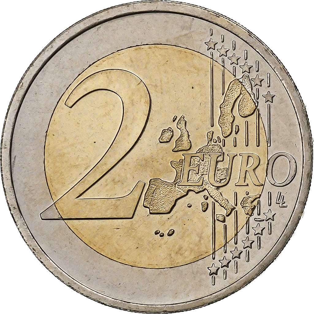 Áustria, 2 Euro, Austrian State Treaty, 2005, Vienna, Bimetálico, MS(63)