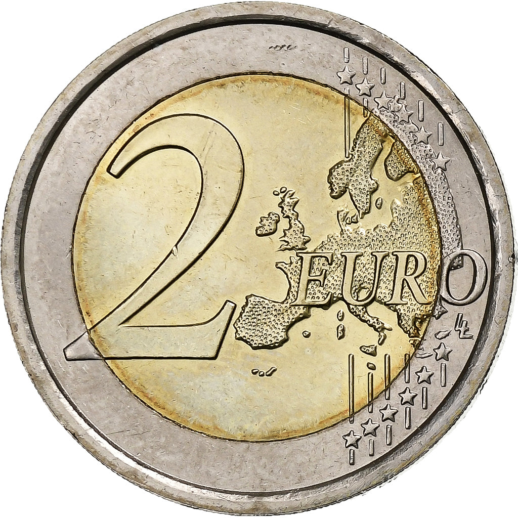 Italia, 2 Euro, Giovanni Pascoli, 2012, Rome, Bimetálico, SC