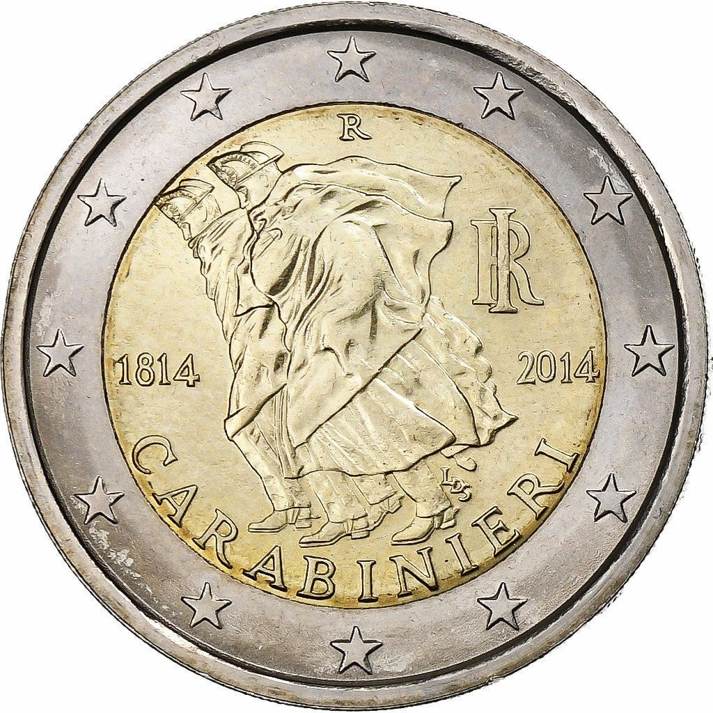 Italia, 2 Euro, Arma dei Carabinieri, 2014, Rome, Bimetálico, SC