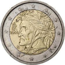 Italie, 2 Euro, Raffaello of Dante Alighieri, 2005, Rome, Bimétallique, SPL