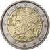 Italie, 2 Euro, Raffaello of Dante Alighieri, 2005, Rome, Bimétallique, SPL