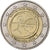 França, 2 Euro, 10 Years of EMU, 2009, Paris, Bimetálico, MS(63)