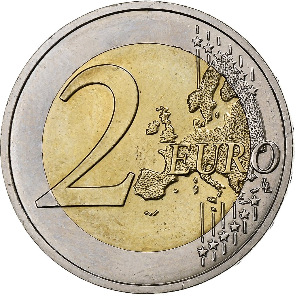 France, 2 Euro, Auguste Rodin, 2017, Paris, Bi-Metallic, MS(63)