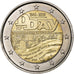 France, 2 Euro, D-day, 2014, Paris, Bi-Metallic, MS(63)