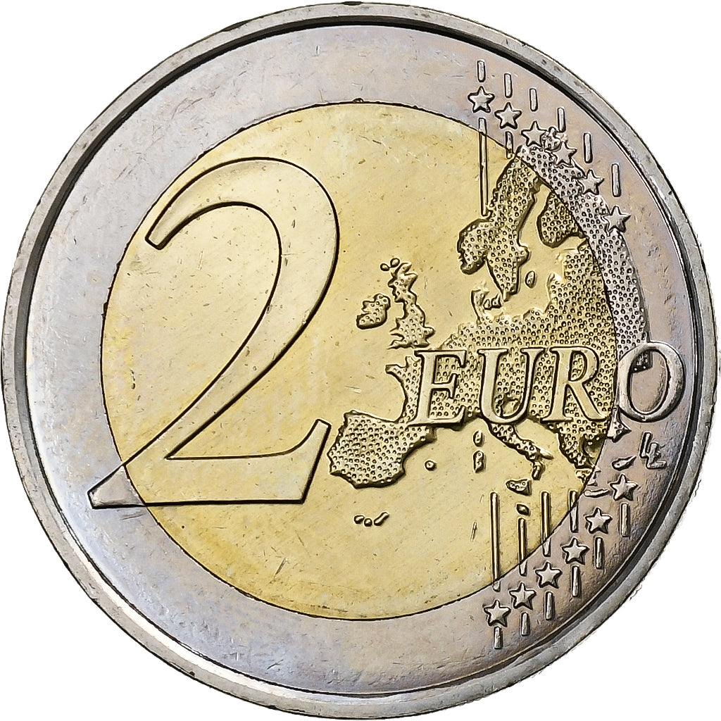 France, 2 Euro, Birth of Abbé Pierre, 2012, Paris, Bi-Metallic, MS(63)