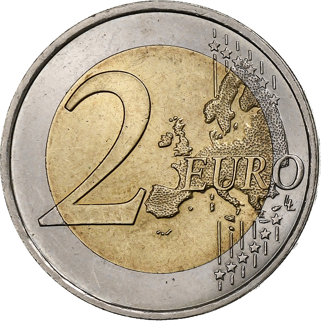 Francia, 2 Euro, Treaty of Rome, 2007, Paris, Bi-metallico, SPL