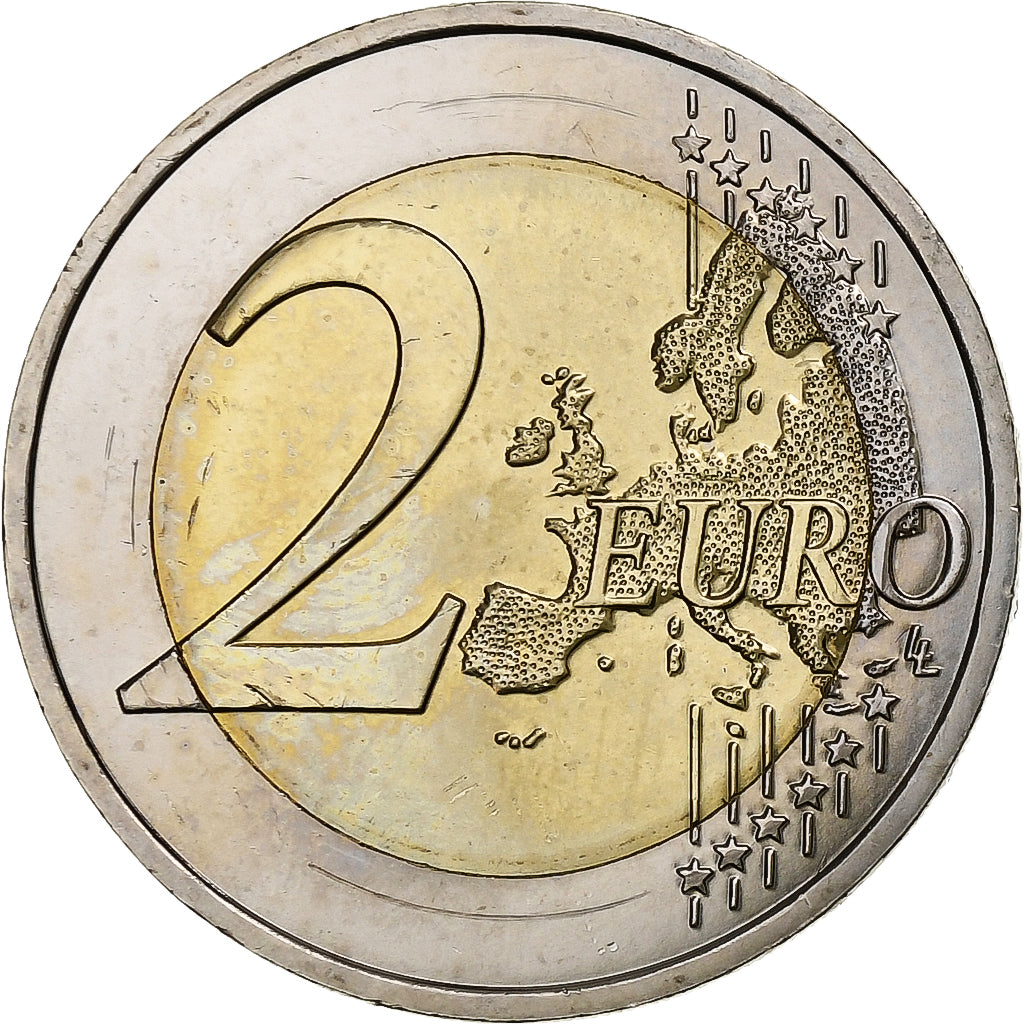 France, 2 Euro, Peace, 2015, Paris, Bi-Metallic, MS(63)