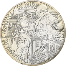 France, 10 Euro, The Great War, 2018, Paris, Silver, MS(63)