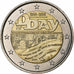 France, 2 Euro, D-day, 2014, Paris, Bi-Metallic, MS(63)