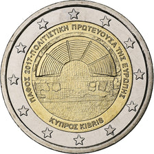 Cyprus, 2 Euro, Paphos, 2017, Athens, Bi-Metallic, MS(63)