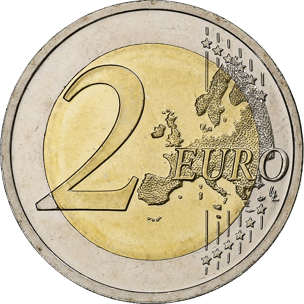 Litwa, 2 Euro, Lithuanian Language, 2015, Vilnius, Bimetaliczny, MS(63)