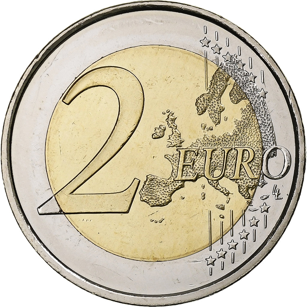 Espanha, 2 Euro, Churches of the Kingdom of Asturias, 2017, Madrid, Bimetálico