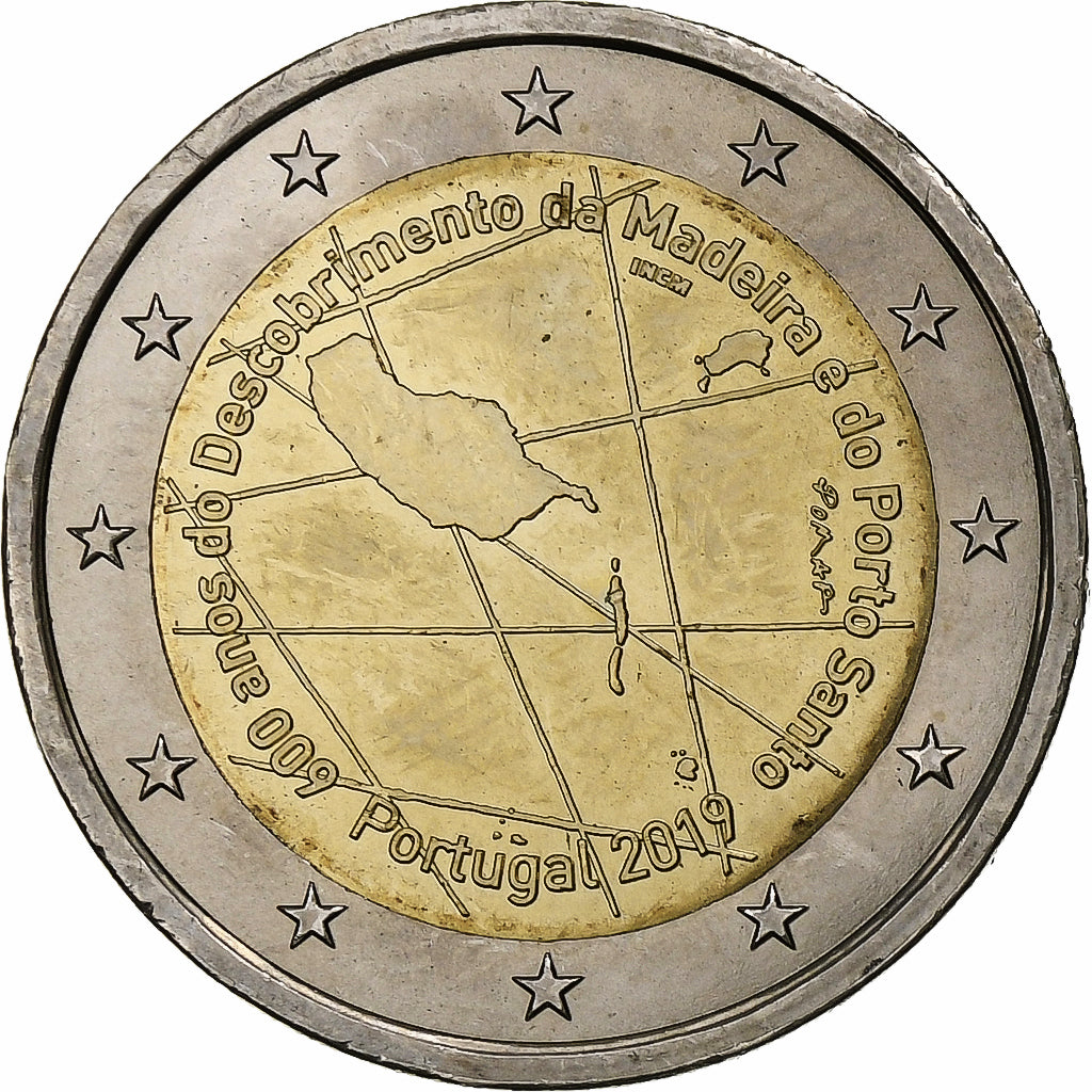 Portogallo, 2 Euro, The Madeira archipelago, 2019, Lisbon, Bi-metallico, SPL
