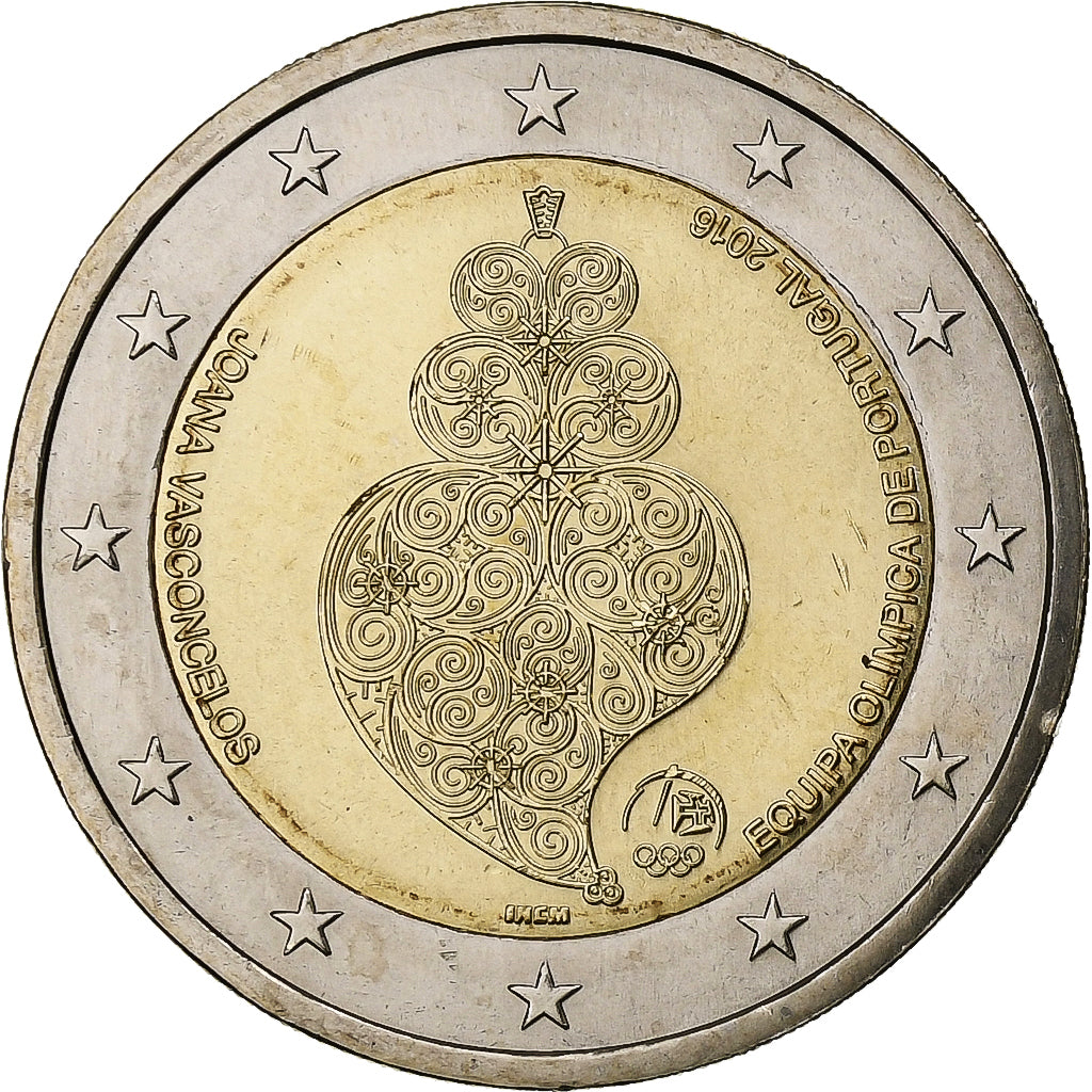 Portogallo, 2 Euro, Portuguese Olympic Team for Rio 2016, 2016, Lisbon