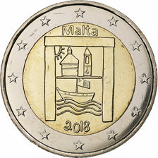 Malta, 2 Euro, Cultural Heritage, 2018, Bi-Metallic, MS(63)