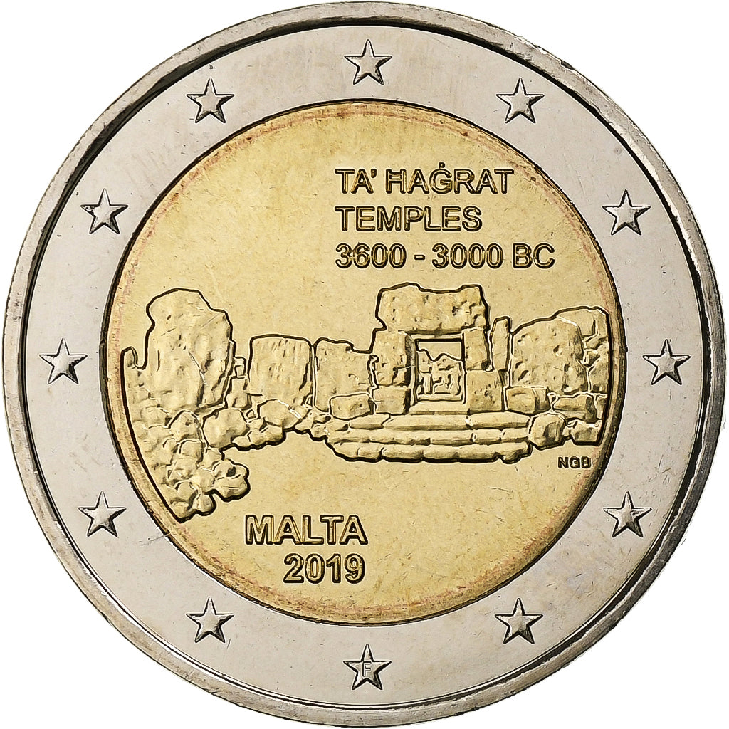 Malta, 2 Euro, 2019, Bi-Metallic, MS(63)