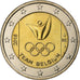 Belgium, 2 Euro, Summer Olympics 2016 in Rio de Janeiro, 2016, Bi-Metallic
