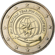 Belgium, 2 Euro, European Year for Development, 2015, Bi-Metallic, MS(63)