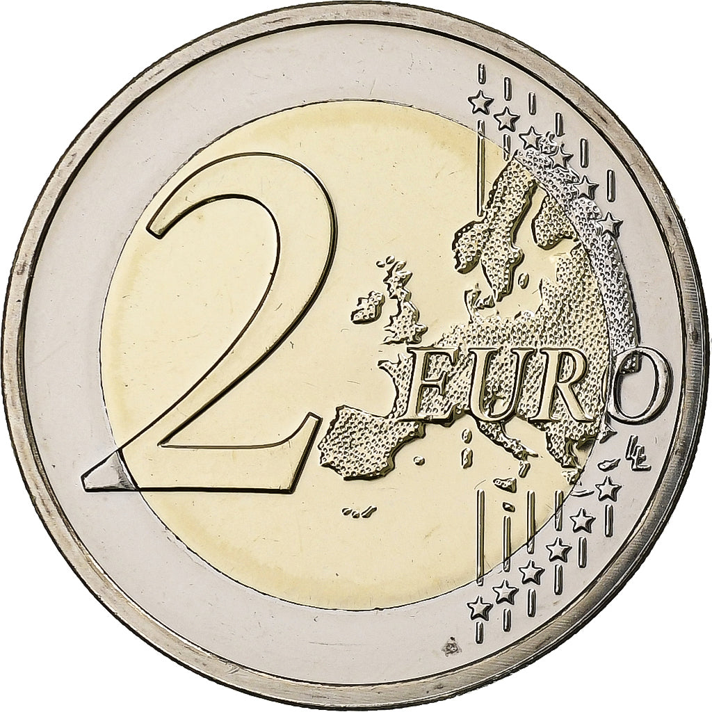 Belgium, 2 Euro, Events of May 1968, 2018, Bi-Metallic, MS(63)