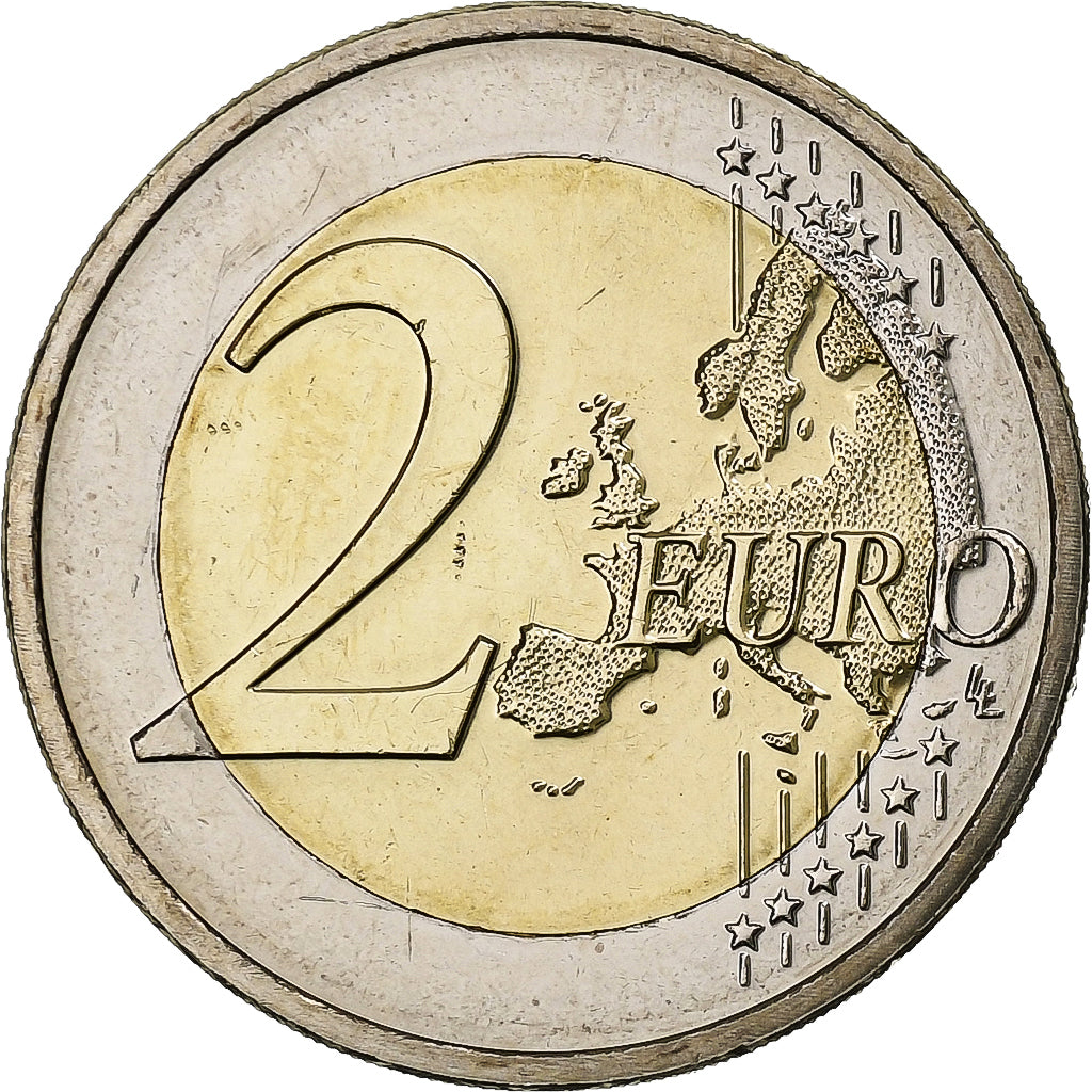 Luxemburgo, 2 Euro, Henri I Volunteer Army, 2017, Bimetálico, MS(63)