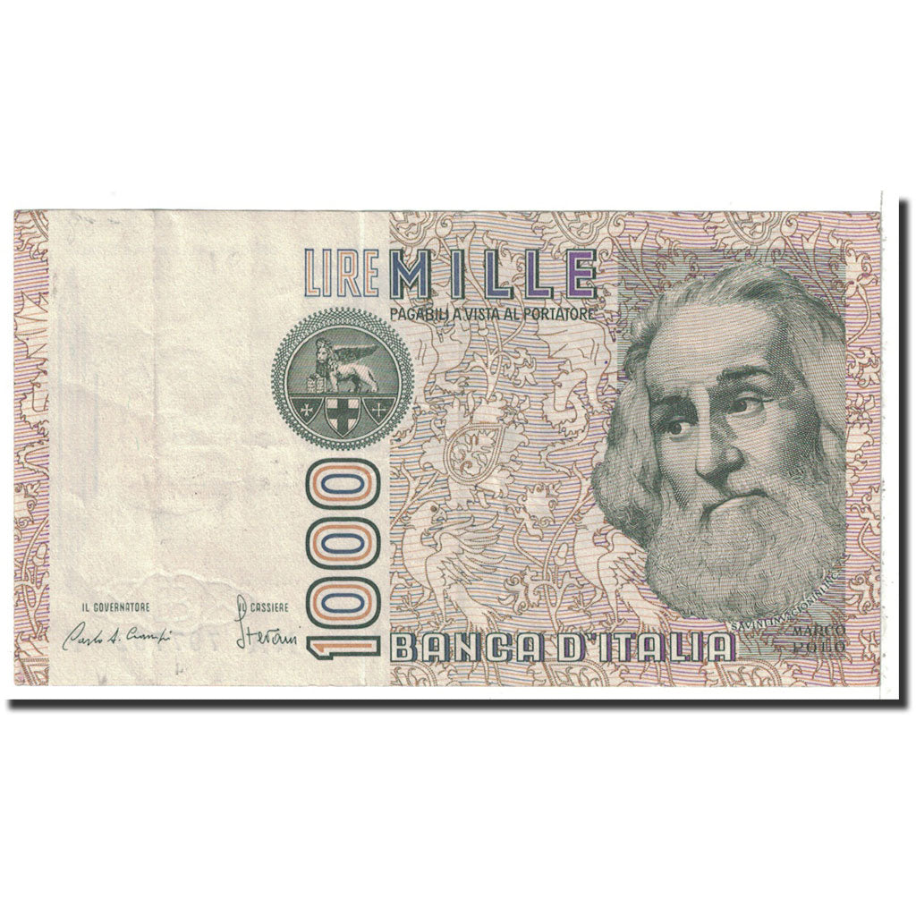 Banknote, Italy, 1000 Lire, 1982, 1982-01-06, KM:109a, AU(50-53)