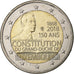 Luxemburgo, 2 Euro, Henri I Constitution of Luxembourg, 2018, Bimetálico