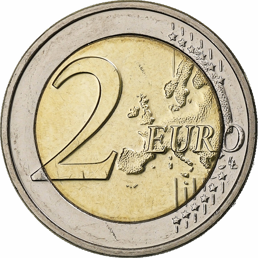 Luxemburgo, 2 Euro, Henri I Constitution of Luxembourg, 2018, Bimetálico