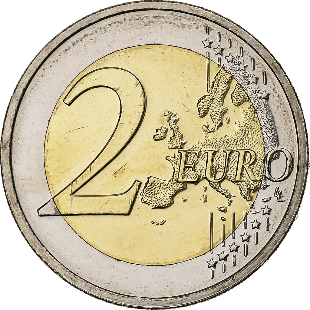 Luxemburgo, 2 Euro, Henri I Grand Duchess Charlotte, 2019, Bimetálico, MS(63)