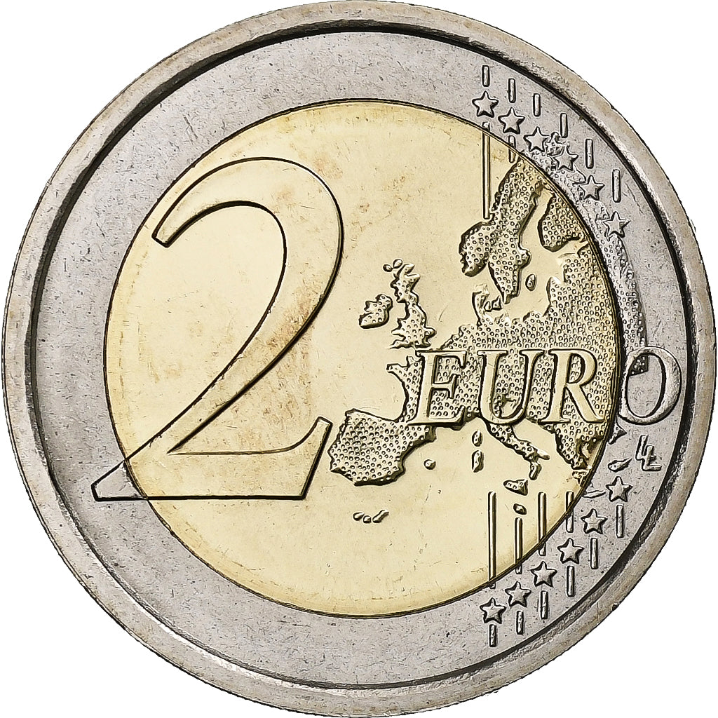 Italy, 2 Euro, St. Mark's Basilica, 2017, Rome, Bi-Metallic, MS(63)