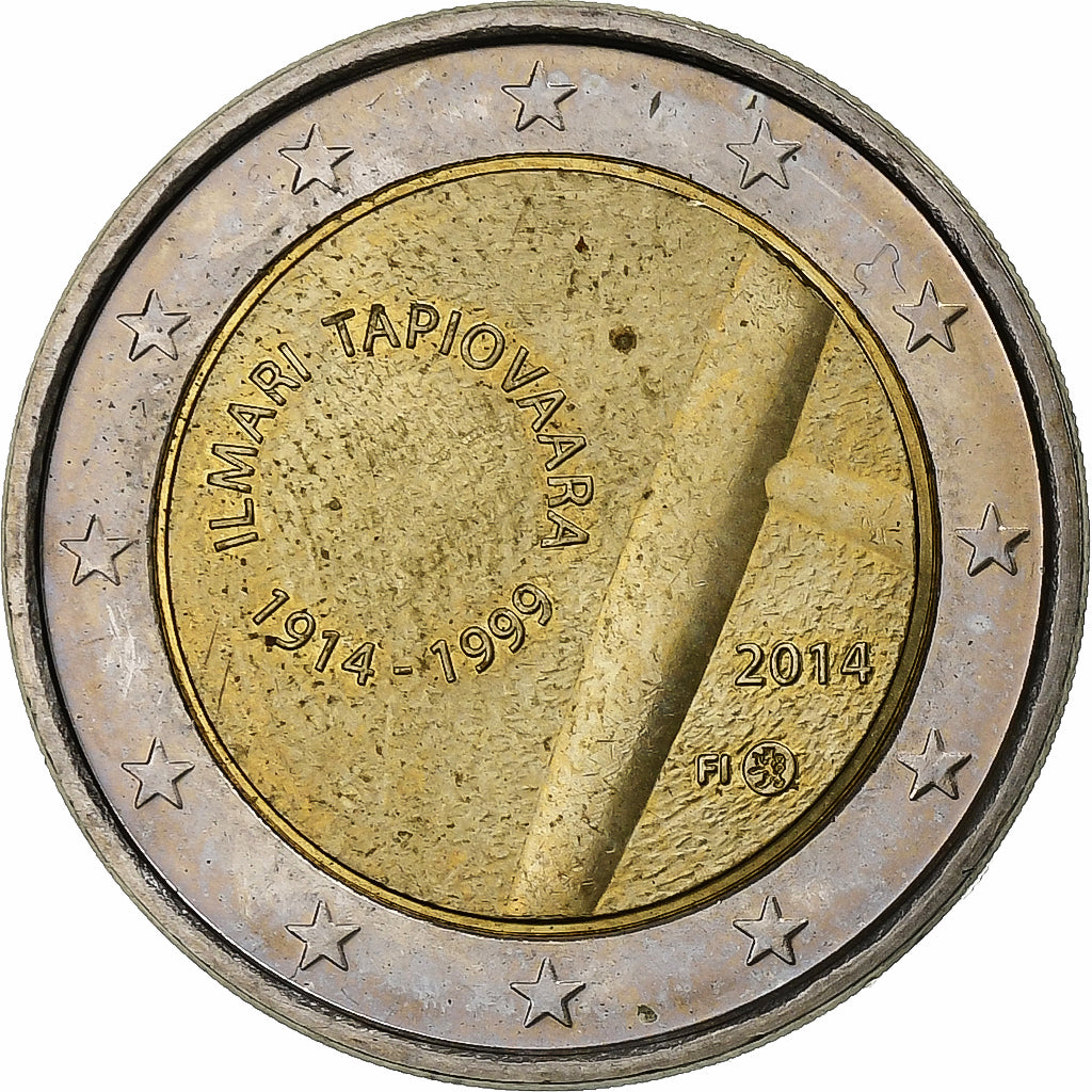 Finlandia, 2 Euro, Ilmari Tapiovaara, 2014, Vantaa, Bi-metallico, SPL