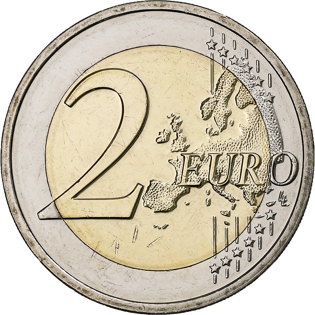 Latvia, 2 Euro, The Rising Sun, 2019, Bi-Metallic, UNZ
