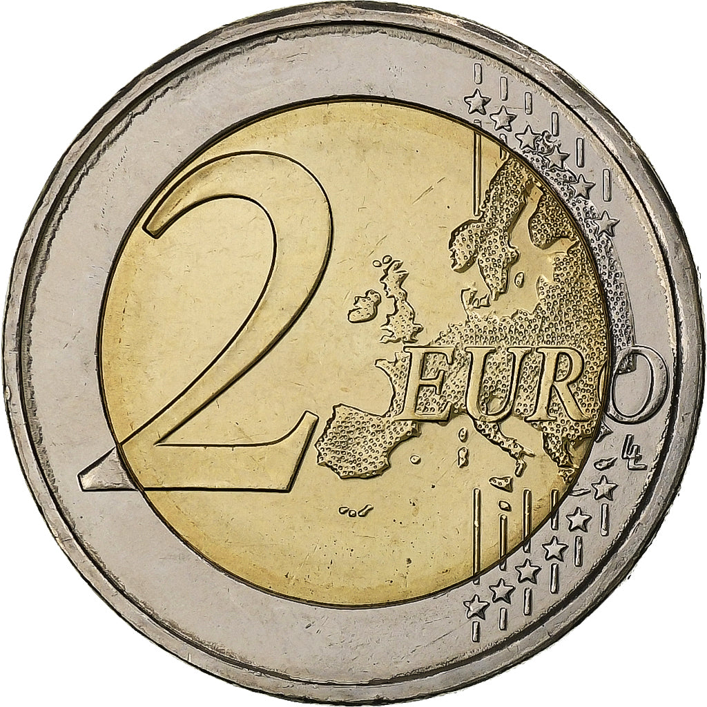 Greece, 2 Euro, Kostis Palamas, 2018, Bi-Metallic, MS(63)