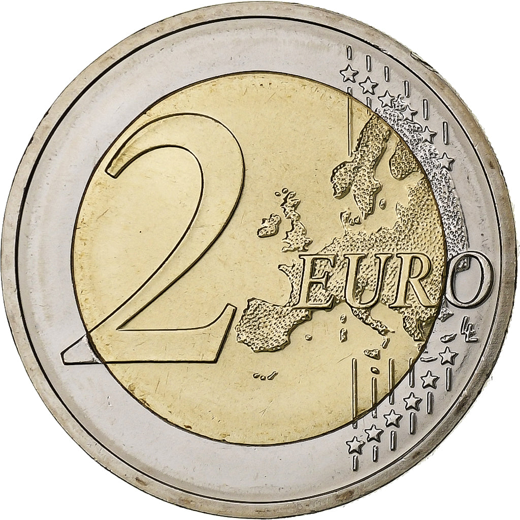 Niemcy, 2 Euro, Helmut Schmidt, 2018, Karlsruhe, Bimetaliczny, MS(63)