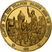 Francja, medal, Clovis Roi des Francs, Gold plated silver, L'Histoire de France