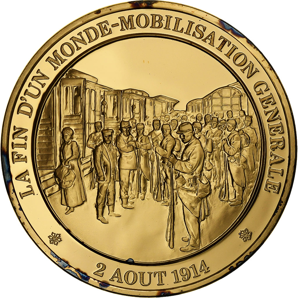 France, Mobilisation générale, Gold plated silver, L'Histoire de France