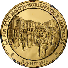 France, Mobilisation générale, Gold plated silver, L'Histoire de France